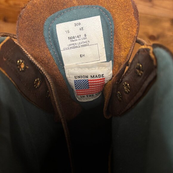 Size 15 Carolina Steel Toed Leather Workboots - Picture 7 of 7